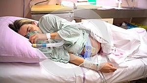 Pregnant Woman In Labor At Hospital