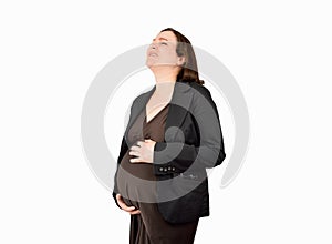 Pregnant woman with Pain in abdomen