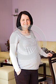 Pregnant woman portrait