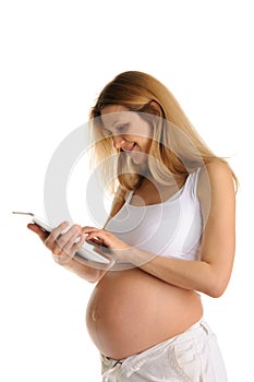 Pregnant woman Tablet PC