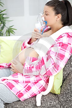 Pregnant women inhaled