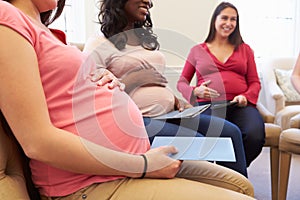 Pregnant Women Meeting At Ante Natal Class