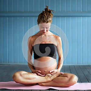 Pregnant Yoga photo