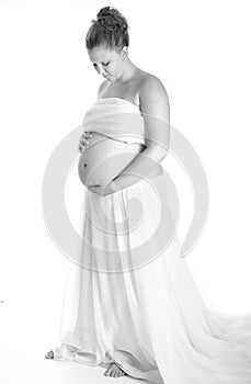 Pregnant young woman