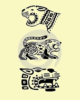 Prehispanic jaguars photo