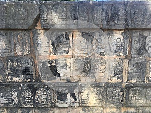 Prehispanic wall photo