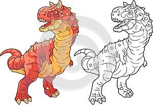 prehistoric dinosaur carnotaurus