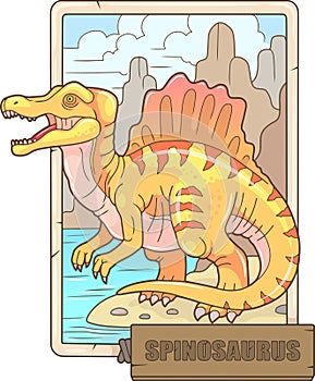 prehistoric dinosaur spinosaurus