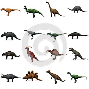 Prehistoric dinosaurs