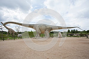 Prehistoric diplodocus