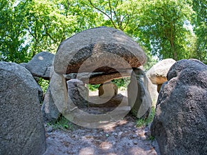 Prehistoric dolmen in The Netherlands