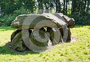 Prehistoric dolmen in The Netherlands