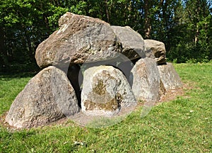 Prehistoric dolmen in The Netherlands