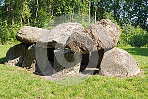 Prehistoric dolmen in The Netherlands