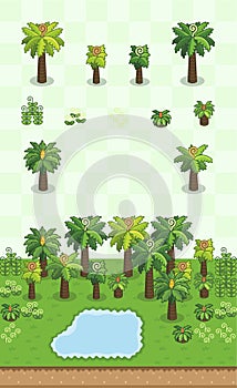 Prehistoric Forest Plants Set