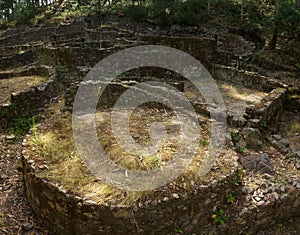 Prehistoric house ruins. Esposende, Portugal photo