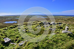 Prehistoric Landscape of Outer Hebridean Island of Scotland photo