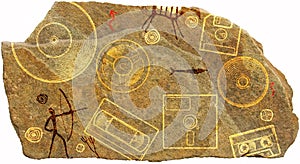 Prehistoric petroglyph