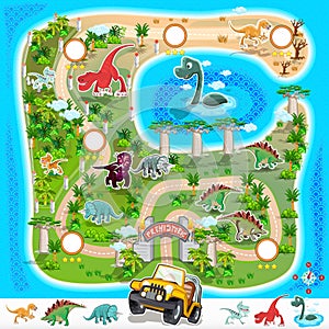 Prehistoric Zoo Map Collection 01