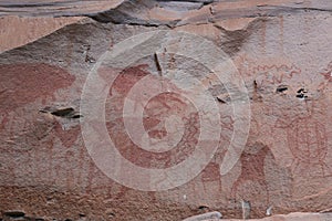 Prehistory color painting photo