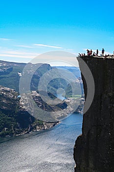 Preikestolen and  Lysefjorden