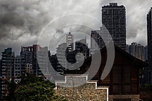 Prelude to heavy rain in Chongqing