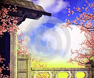 Premade Chines Background photo