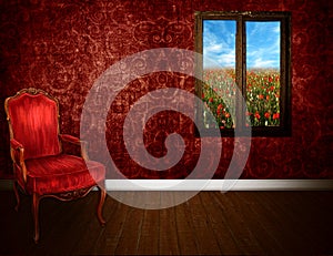 A Premade Red Room photo