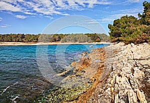 Premantura, Pula, Istria, Croatia: landscape of the bay of the a photo