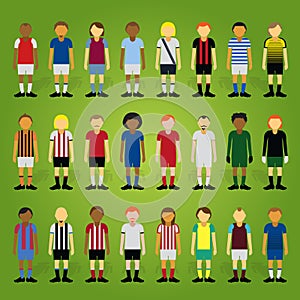 Premiership Cartoon Footballer Collection