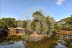 Premises of the ancient Tu Duc royal tomb near Huei Vietnam