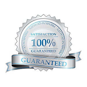 Premium 100% satisfaction guarantee label