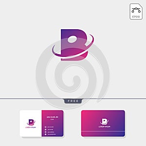 premium abstract initial B, logo template vector illustration and logo inspiration for corporate, business card design include