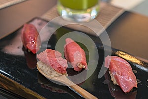 Premium Akami and Chutoro Sushi Tuna Sushi