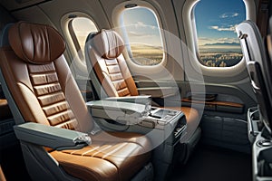 Premium aviation Business luxury seats cater to vacation and corporate journeys