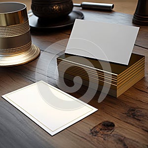Premium business card Mockup in High Quality.