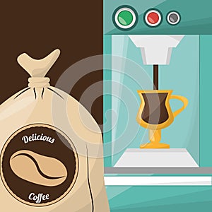 Premium coffee sac drink