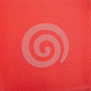 Premium coral red leather texture background for decor