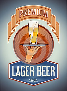 Premium lager beer