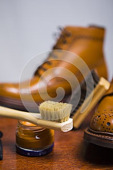Premium Male Brogue Tanned Brogues