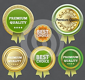 Premium Quality and Best choice Label.