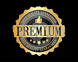 premium quality best quality guaranteed badge vector illustration