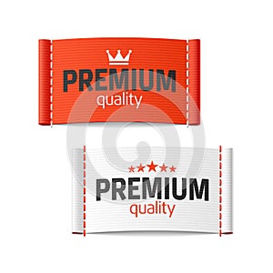 Premium quality clothing label