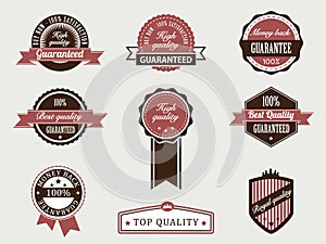 Premium Quality and Guarantee Badges