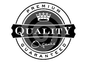 Premium Quality Label photo