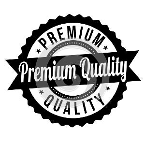 Premium quality label or sticker