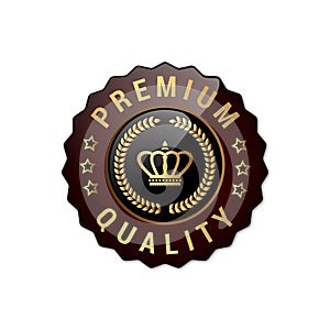 Premium quality labels with the crown