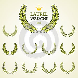 Premium quality laurel wreath collection