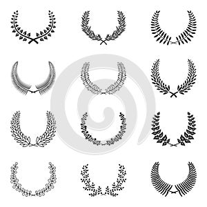 Premium quality laurel wreath collection