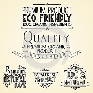 Premium quality organic health food headings
